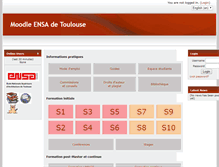 Tablet Screenshot of moodle.toulouse.archi.fr