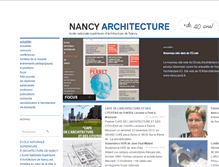 Tablet Screenshot of 40ans.nancy.archi.fr
