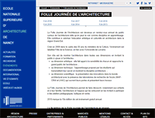 Tablet Screenshot of fja.nancy.archi.fr